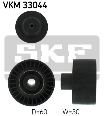 Vratná/vodiaca kladka rebrovaného klinového remeňa SKF (VKM 33044)
